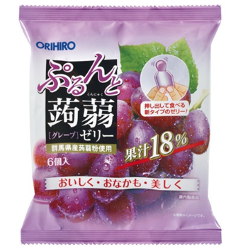 日本雪国紫葡萄魔芋果冻