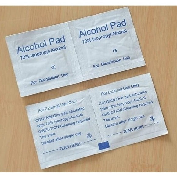 【每人限购4对】Alcohol Disinfection Pads 便携式消毒酒精棉 （2只/对）