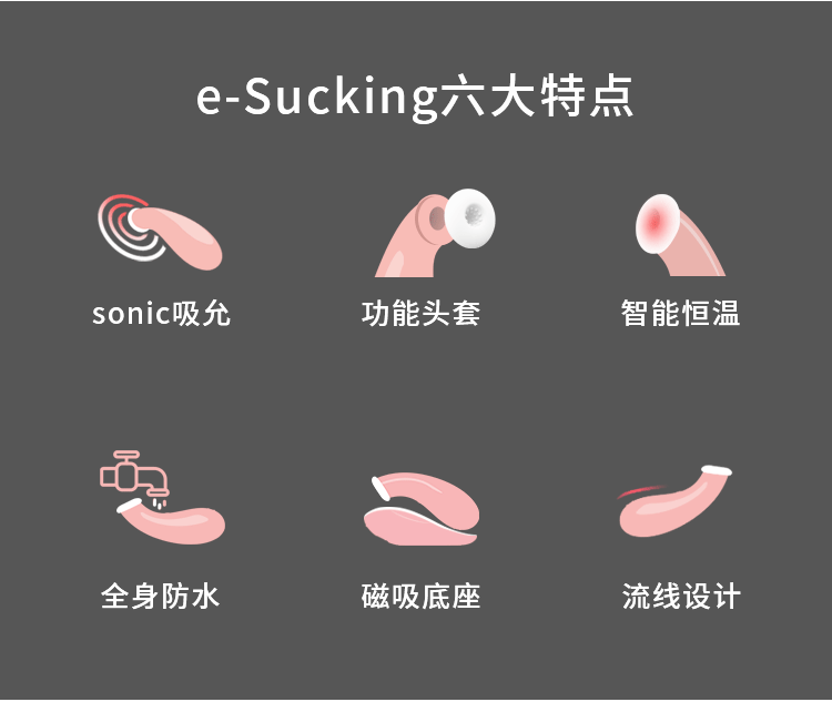 口爱E-Sucking舔阴吮吸棒（高潮率99%）