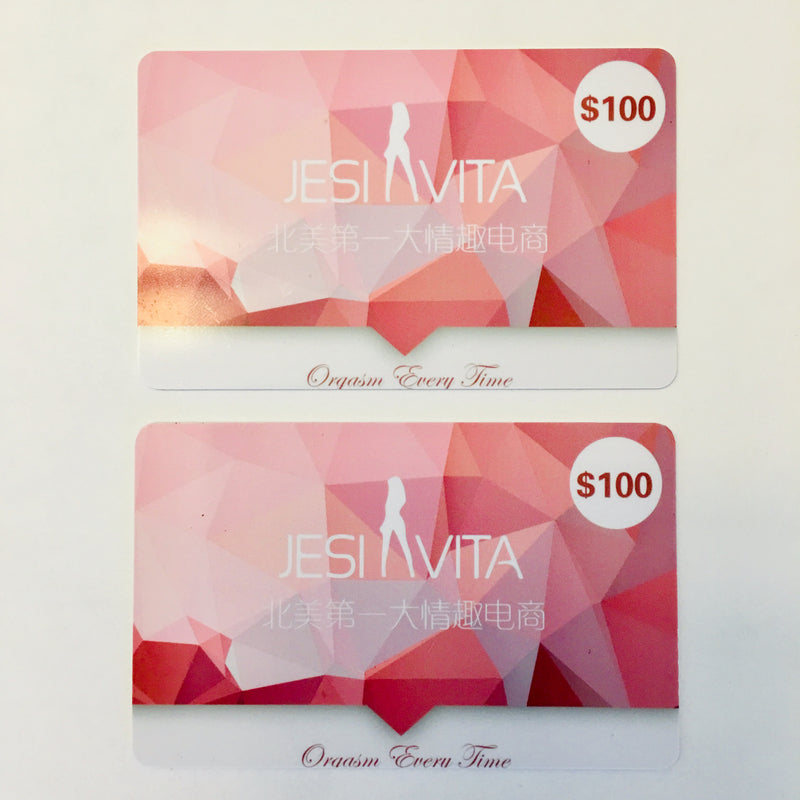 Jesi Vita Gift Card 面值$100（每人限购一张）