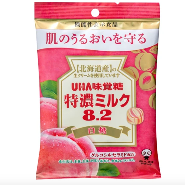 女神最爱日本UHA北海道特浓味觉奶糖（白桃味）