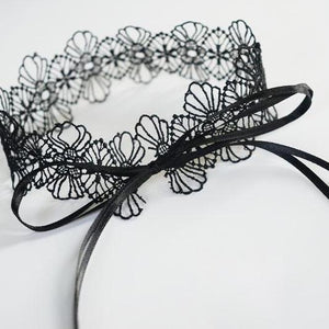 性感蕾丝系带Choker