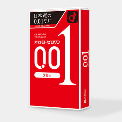 史上最薄！日本SAGAMI幸福相模001超薄避孕套 - 5只装