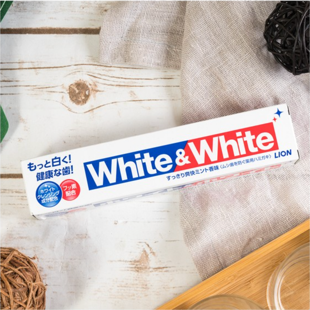 【新品】狮王 White & White 特效美白牙膏